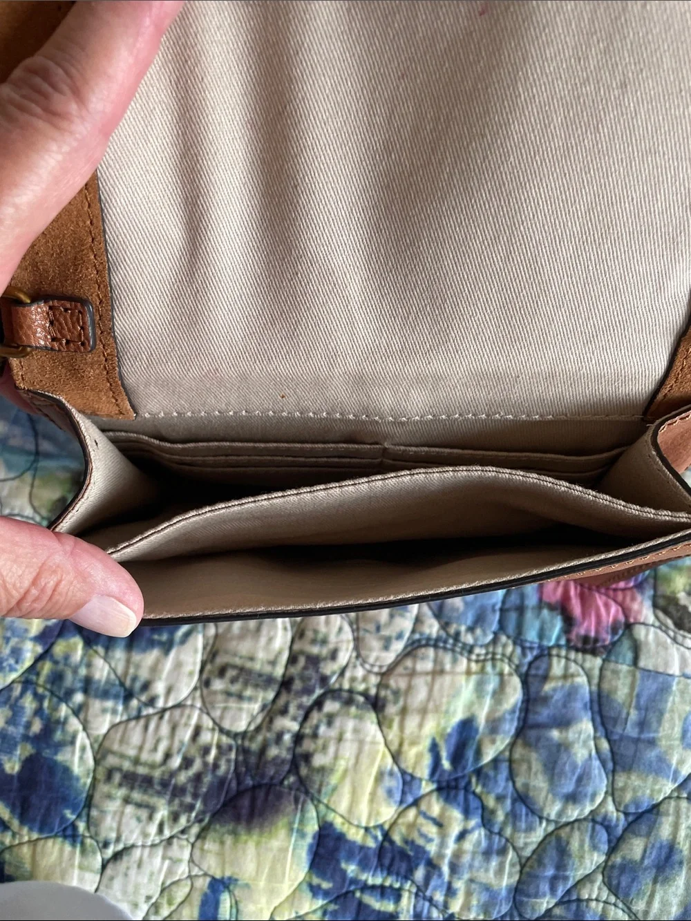 Frye wallet crossbody
